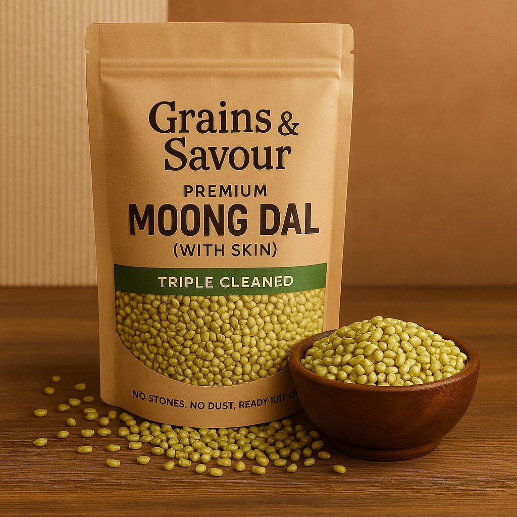Moong Dall … Naturally Whole. Gently Cleaned.